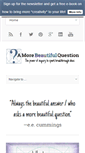 Mobile Screenshot of amorebeautifulquestion.com