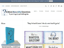 Tablet Screenshot of amorebeautifulquestion.com